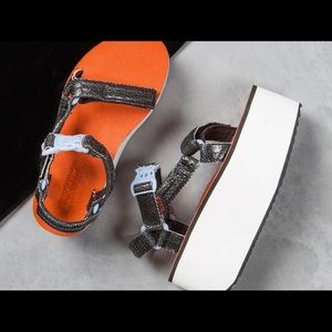Nasty Gal x Teva collar sandals